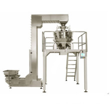 Continuous multi head fully automated packaging machine with filling and sealing and conveying functions